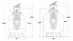 Polaris Prestige 19" Sand Filter for above ground pools thumbnail 2